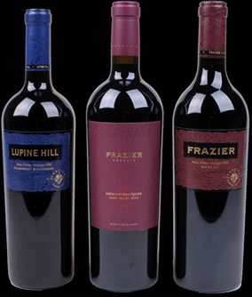 frazier winery - dinner in the caves
